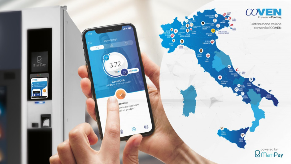 Coven sceglie MatiPay di SITAEL come soluzione di Pagamento Mobile e Telemetria